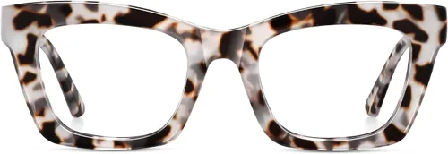 Vista 7 de Reading Glasses for Women - Stylish Blue Light Blocking Glasses Square Readers with Spring Hinge