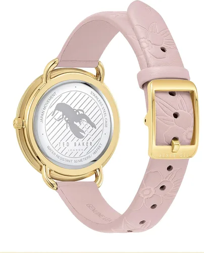 Vista 2 de Ted Baker HETTTIE - Reloj de cuarzo para mujer con correa de acero inoxidable color rosa 14 modelo BKPHTS005 Rosado Reloj de cuarzo