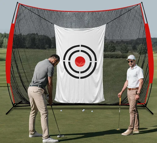 Vista 5 de Objetivo de golf de tela de golf para reemplazo de red, objetivo de golf para golpear red, objetivo de práctica de golf, ayudas de entrenamiento