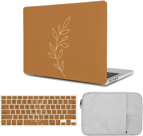 Vista 14 de Carcasa para laptop compatible con MacBook Air 2024-2023 de 15 pulgadas modelo A3114 A2941 con chip M3/M2 y pantalla de retina líquida, funda