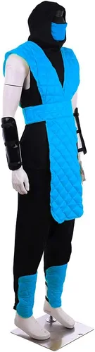 Vista 2 de 1791's lady Disfraz de cosplay MK 11 Sub Zero para hombre
