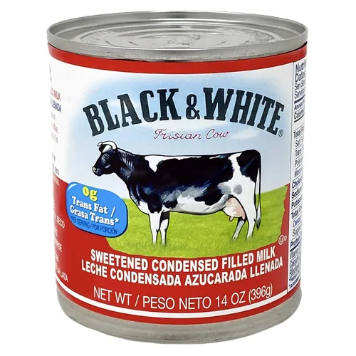 Vista 4 de Leche condensada rellena endulzada en blanco y negro de 14 onzas (paquete de 4)