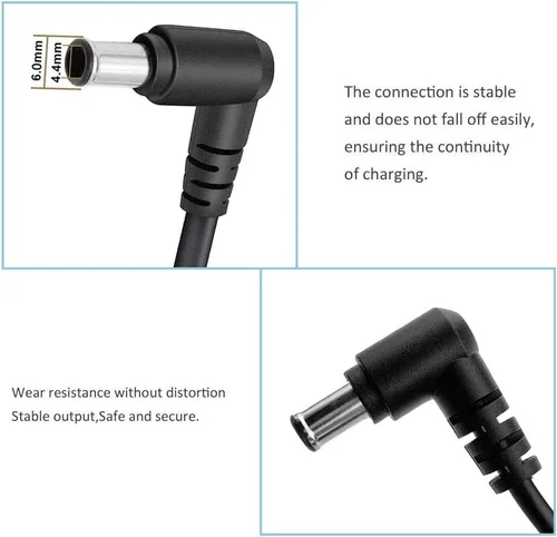 Vista 2 de Cargador de TV DC de 19 V para monitor de pantalla ancha LG de 22 pulgadas, 24 pulgadas, 27 pulgadas, 28 pulgadas, 29 pulgadas, 32 pulgadas, 34