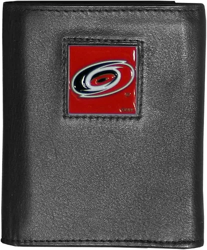 Vista 17 de Siskiyou Sports NHL Executive Cartera de cuero genuino de tres pliegues