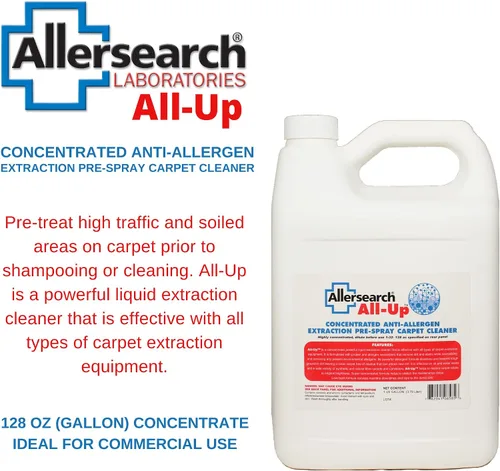 Vista 3 de Allersearch All-Up - Spray concentrado antialérgico para alfombras, 1 galón (128 onzas)