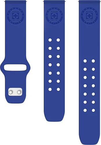 Vista 3 de Affinity Bands Cruz Azul - Correa deportiva de silicona grabada compatible con Samsung Galaxy Watch y más