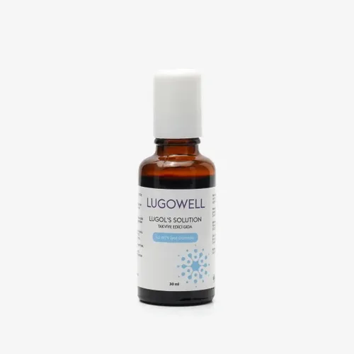 Vista 4 de LugoWell Lugol's Solution Gotas de yodo y potasio al 2% 1.0 fl oz/1 fl oz Tapa enrollable
