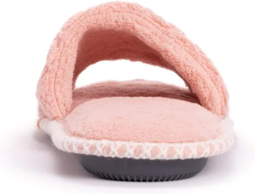 Vista 3 de MUK LUKS Pantuflas Sally Micro Chenille para mujer