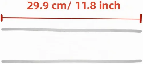 Vista 4 de Tiras de goma de repuesto para Microsoft Surface Laptop Studio 14.4 pulgadas, tiras de goma antideslizantes color gris