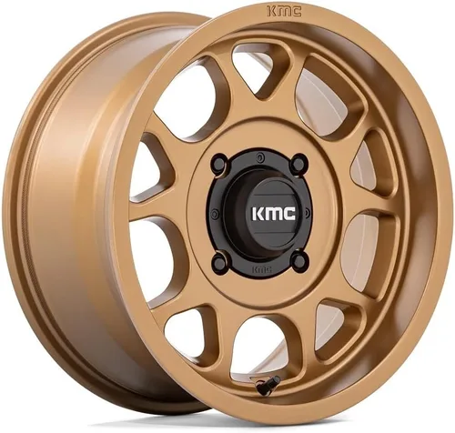 Vista 2 de Bundle - 9 Artículos: KMC Toro S 15" Ruedas Bronce 32" Regulador 2 Neumáticos [4x156 Patrón de pernos 12mmx1.5 Kit de Lug]