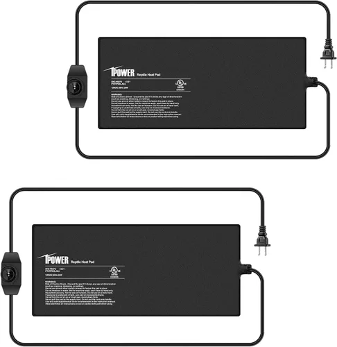 Vista 25 de iPower Almohadilla de Calor para Reptiles de 6 x 8 Pulgadas, 8 W, Calentador de Terrario Debajo del Tanque, Alfombrilla Calefactora para Tortuga