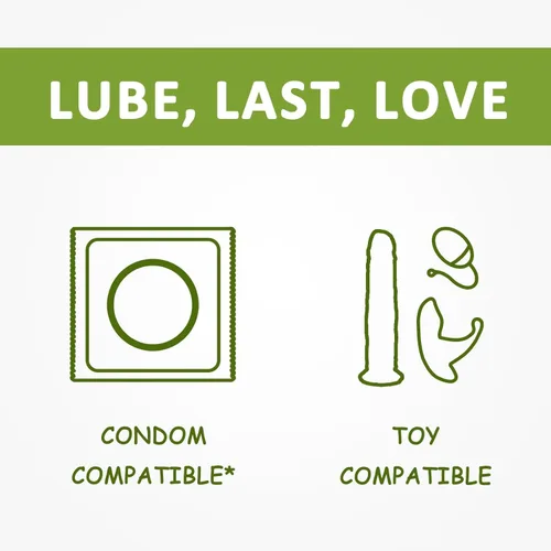 Vista 5 de Lubricante a base de agua de aloe para sexo, lubricantes sexuales para privacidad y juguetes, lubricante natural a base de agua para mujeres