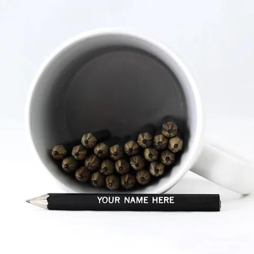 Vista 8 de ezpencils - Lápices de golf negros personalizados con punta - 24 paquetes - ** PERZONALIZACIÓN GRATIS **