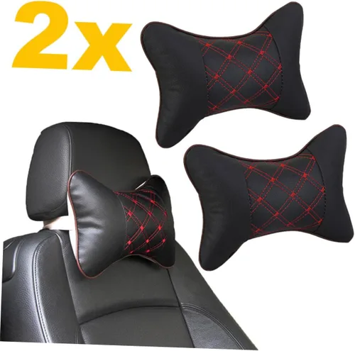 Vista 2 de Homoyoyo Almohadas de coche reposacabezas coche cuello almohada apoyo almohada vino