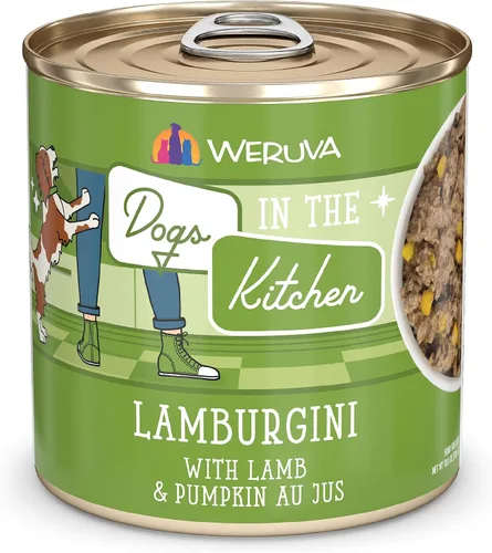 Vista 15 de Latas y bolsas de alimentos húmedos sin granos "Dogs in the Kitchen" de Weruva, Rojo