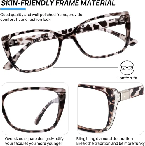 Vista 112 de OCCI CHIARI Gafas de lectura de moda para mujer y hombre