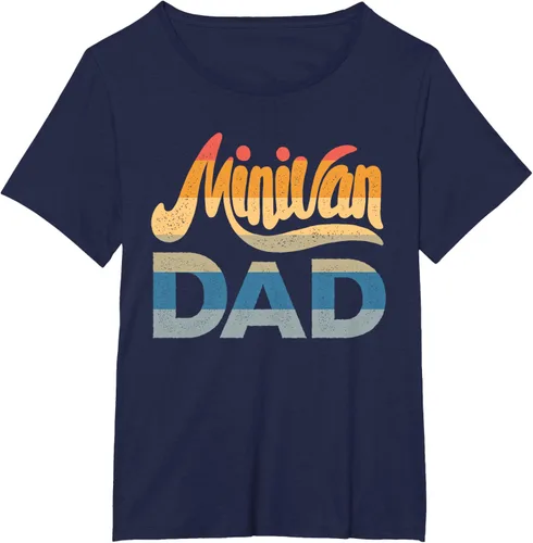 Vista 9 de Minivan Dad Mini Van Proud Father Funny Parent Camiseta con cita para papá, Negro