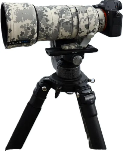 Vista 2 de ROLANPRO Funda protectora de camuflaje para Sony FE 2.756-7.874 in F/2.8 GM OSS II CoverLens - #2 Dark Camo impermeable #2 Camuflaje oscuro