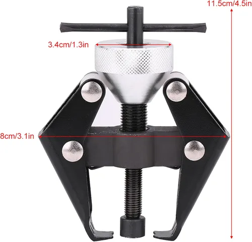 Vista 5 de Jiawu Herramienta removedor de rodamientos, extractor de brazo de limpiaparabrisas de metal profesional multifuncional, para brazo