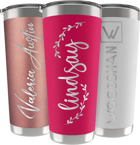 Vista 19 de Regalos personalizados para hombres, 30 onzas, vasos personalizados con tapa, azul marino, tazas de café de viaje aisladas, juego de popote