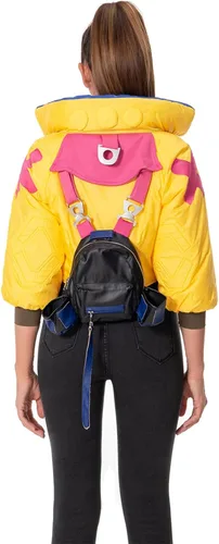 Vista 3 de Chaqueta Killjoy para mujer disfraz de Valorant uniforme de Halloween con bolsa