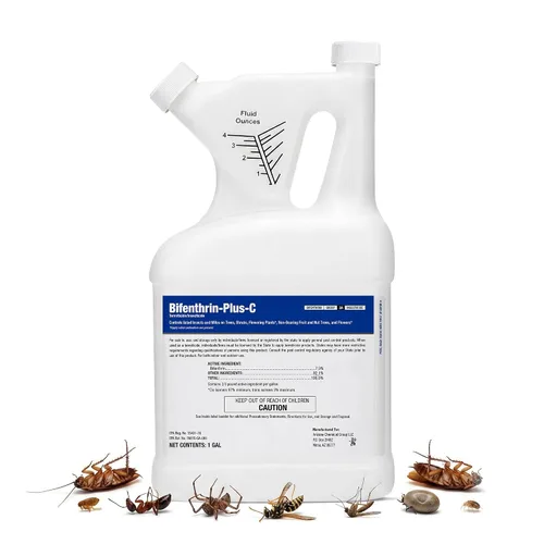 Vista 8 de Bifenthrin-Plus-C Insecticida (1 galón) – Mata cucarachas infestación interior, tratamiento de termitas, control de hormigas y spray de avispas