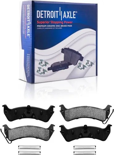 Vista 77 de Detroit Axle - Pinza de disco del lado del acompañante + pastillas de freno de cerámica de repuesto para Lexus HS250H Toyota RAV4 Prius V Scion xB