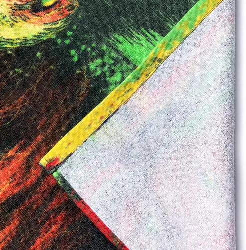 Vista 2 de Rasta Lion - Toalla de playa de 30 x 60 pulgadas, 100% algodón, Jammin' Rastafari y Dreadlocks