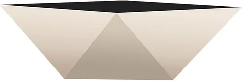 Vista 11 de The HC Companies Cuenco decorativo para suculentas de plástico facetado de 6 pulgadas, maceta decorativa única para interiores con orificio