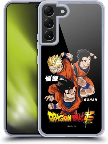 Vista 198 de Head Case Designs Funda de gel con licencia oficial de Dragon Ball Super Group Future Trunks Arc Characters [protección de grado militar] compatible