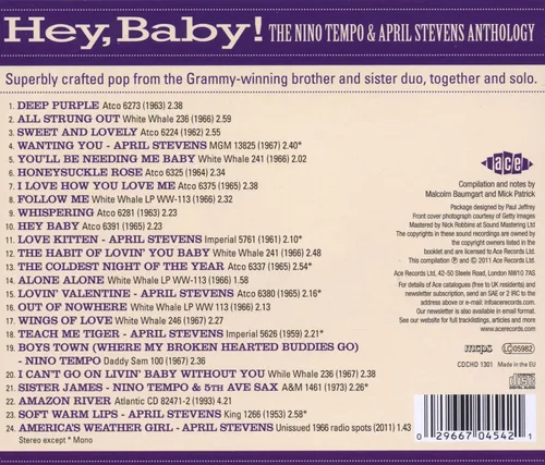 Vista 2 de Hey Baby! The Nino Tempo & April Stevens Anthology