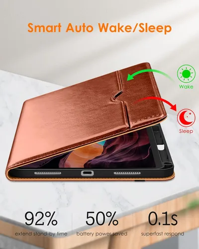 Vista 5 de DTTO Funda para iPad (A16) de 11ª generación de 11 pulgadas 2025, Funda para iPad de 10ª generación de 10.9 pulgadas 2022, Funda con soporte tipo