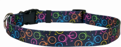Vista 4 de Collar amarillo con diseño estándar para perro, mediano, m, Amarillo