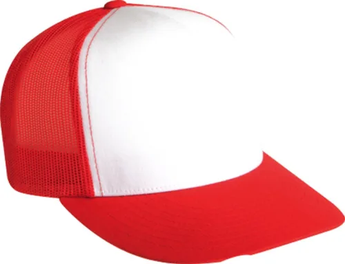 Vista 84 de Flexfit - Gorra ajustable de malla elástica en dos tonos Negro