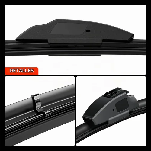 Vista 9 de A-Premium Limpiaparabrisas de 28 pulgadas + 24 pulgadas compatible