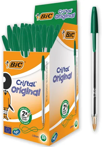 Vista 14 de BiC Cristal Original - Bolígrafo con punta redonda 1.0 mm paquete de de 4
