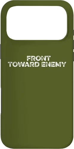 Vista 22 de Funda para iPhone 16 frente a la mina enemiga militar veterano ejército Claymore Mines Case