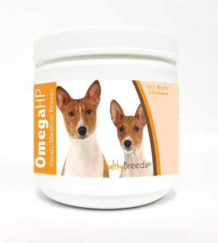 Vista 168 de Healthy Breeds Affenpinscher Omega HP - Masticables suaves para piel y pelaje, 60