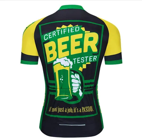 Vista 2 de MOXILYN Camisas de ciclismo para hombre, manga corta, camiseta de ciclismo 3D, camiseta divertida para bicicleta