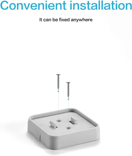 Vista 5 de KMC Regleta protectora de sobretensiones, enchufe de alimentación portátil con 4 puertos USB de 4.8 A y control de interruptor, cable de extensión