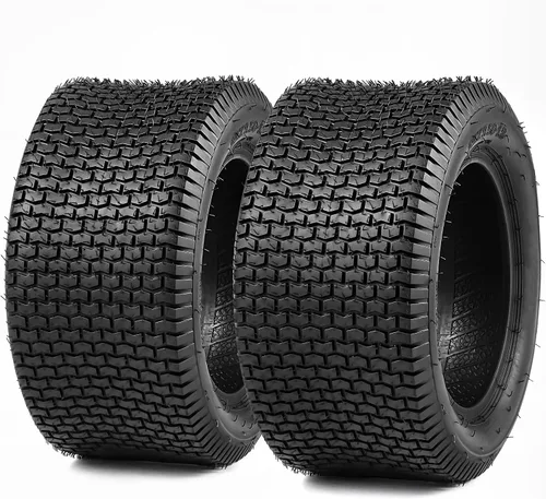 Vista 9 de YITAMOTOR Neumáticos para cortacésped de 15 x 6.00-6 (juego de 2), neumático de césped de tractor sin cámara de 4 capas, neumáticos de cortacésped