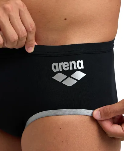 Vista 3 de Arena Calzoncillos de baño con logotipo grande para hombre