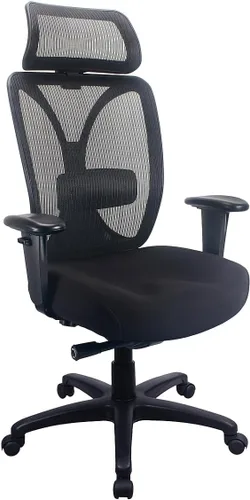 Vista 6 de Tempur-Pedic TP6450 Silla de escritorio de oficina de malla, silla ergonómica de respaldo alto para computadora con brazos ajustables, soporte