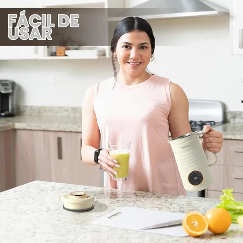 Vista 7 de Nuevo Fabricante de Leche de Nueces Multifuncional, licuadora 8 en 1, hace leche de almendra, leche de soja, leche de avena, jugo, hervir agua