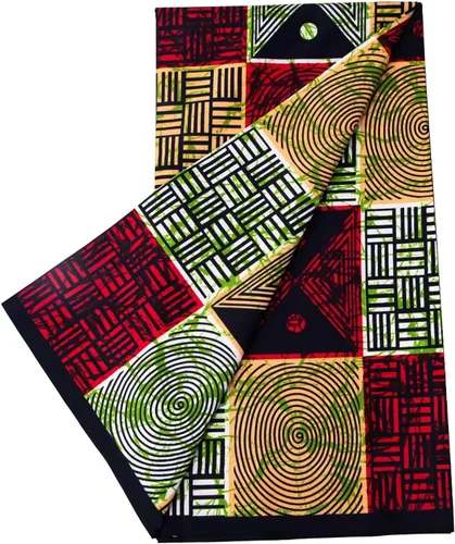 Vista 2 de HollandaisWax Tela africana 6 yarda impresa tela africana Ankara tela de cera para vestido de fiesta 6681NEWa