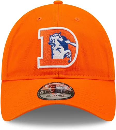 Vista 2 de New Era NFL 9TWENTY Core Classic Throwback Logo Gorra ajustable - Talla única naranja (Denver Broncos - Orange)