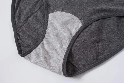Vista 6 de Demifill Adolescente Niñas Periodo Ropa Interior Algodón Suave Mujeres Bragas Para Adolescentes Escritos