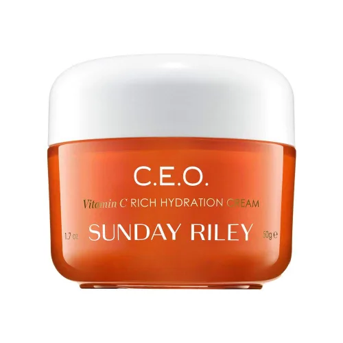 Vista 8 de Sunday Riley C.E.O. Crema hidratante facial rica en vitamina C