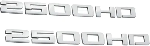 Vista 6 de 2 insignias de calcomanías 3D de 2500HD 2500HD (negro)