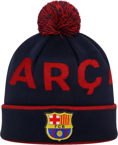 Vista 15 de Icon Sports Officially Licensed FC Barcelona Beanie 44_azul marino